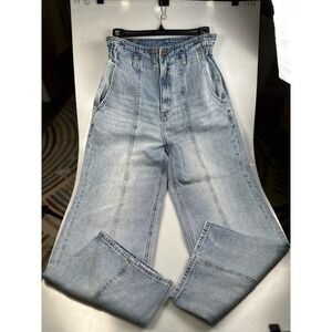 Pair Pair High Rise Crop Paperbag Jeans